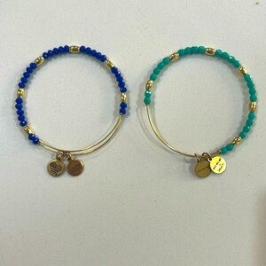 Set of two Alex and Ani bracelets